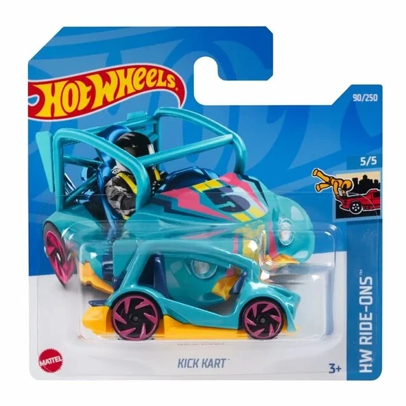 Hot Wheels Tekli Arabalar Kick Kart HCX06 - Resim 2