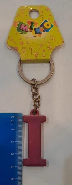 KÜÇÜK PLASTİK I HARFİ ANAHTARLIK ürün görseli 1