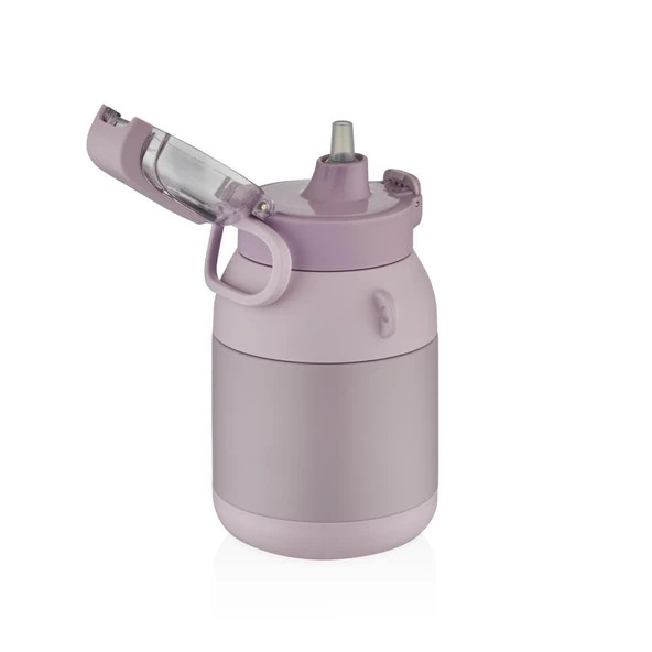 Shotay Dome Çelik Termos Matara 800Ml Lila - Resim 2