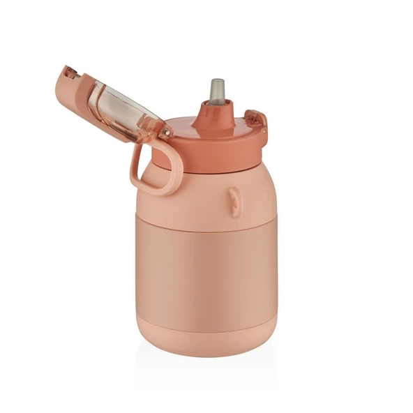 Shotay Dome Çelik Termos Matara 800Ml Pembe - Resim 2