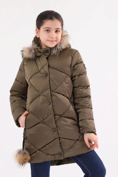 Kız Çocuk Mont 51273 - Resim 10