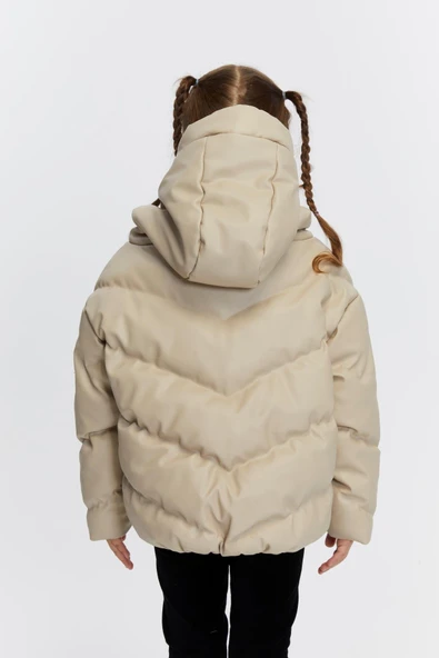 Kız Çocuk Şişme Mont 51320 - Resim 11