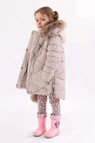 Kız Çocuk Mont 51278 - Resim 7