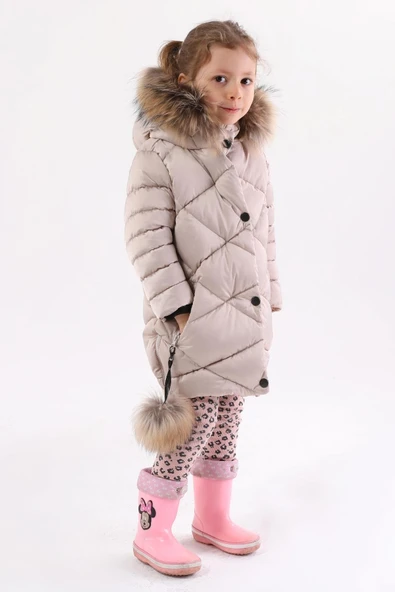 Kız Çocuk Mont 51278 - Resim 2