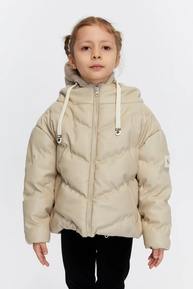 Kız Çocuk Şişme Mont 51320 - Resim 7