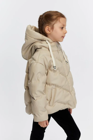 Kız Çocuk Şişme Mont 51320 - Resim 10