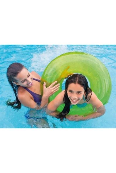 Intex Şeffaf Baskılı Jumbo Simit 76 cm IS59260 - Resim 2