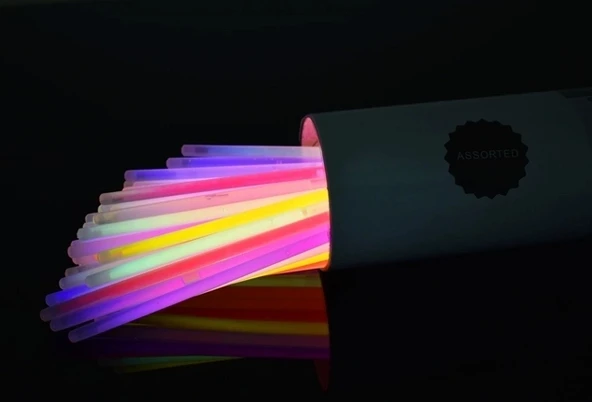 Nessiworld Karanlıkta Parlayan Fosforlu Glow Taç Fosforlu Renkli Taç 6 Adet ürün görseli 1