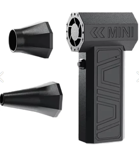 Şarjlı Mini Turbo Jet Şiddetli Fan Vantilatör Yüksek Hızlı Fanı Güçlü Hava Üfleyici Araç Süpürgesi ürün görseli 1