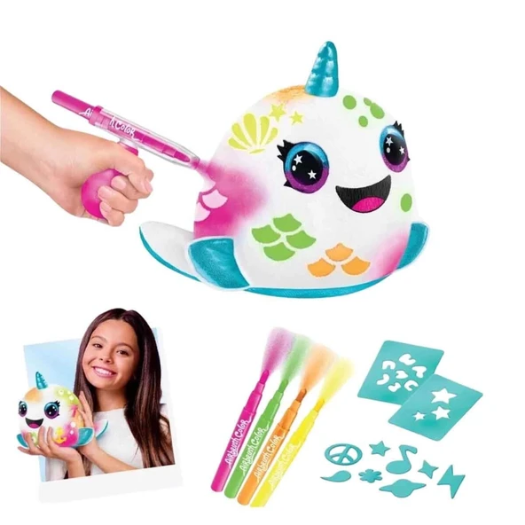 Nessiworld Airbrush Peluş Neon Boyama Seti - Resim 3