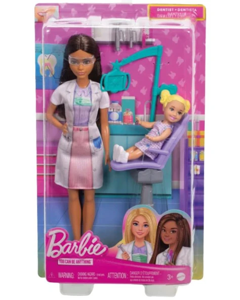 Barbie Kariyer Bebeği Diş Hekimi JCR75 ürün görseli 1