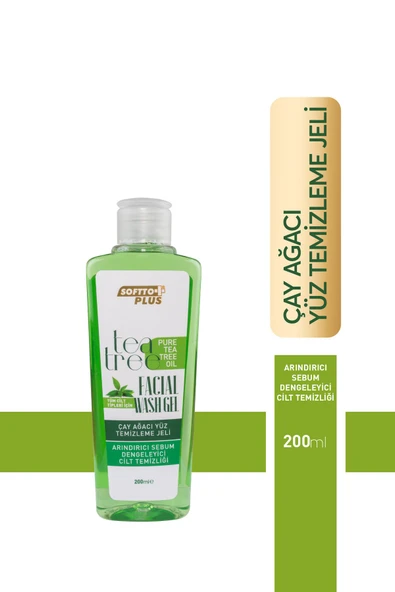 Çay Ağacı Yüz Temizleme Jeli 200 Ml ürün görseli 1