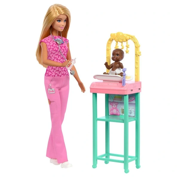 Nessiworld JCR71 Barbie Bakım Temalı Kariyer Oyun Setleri ürün görseli 1