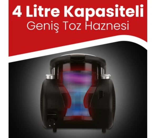 Goldmaster Proextra PE-3250K Süpürge Kırmızı - Resim 8