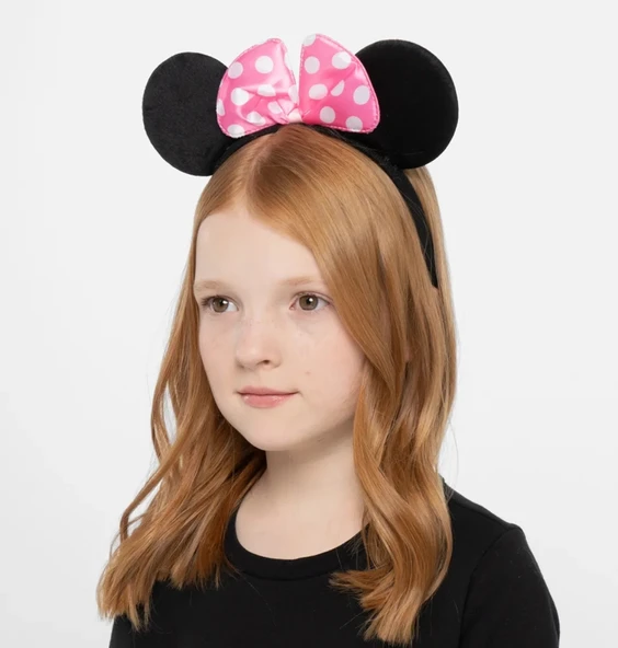 Nessiworld Pembe Fiyonklu Minnie Mouse Tacı Mini Kulak ürün görseli 1