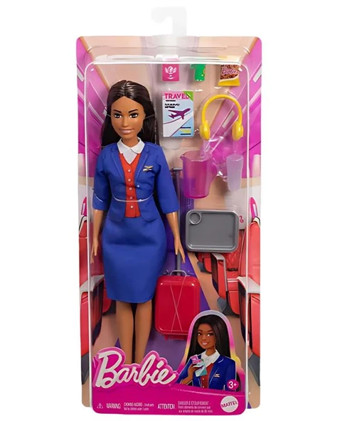 Barbie Hostes Bebek ve Aksesuarları HYT60 ürün görseli 1