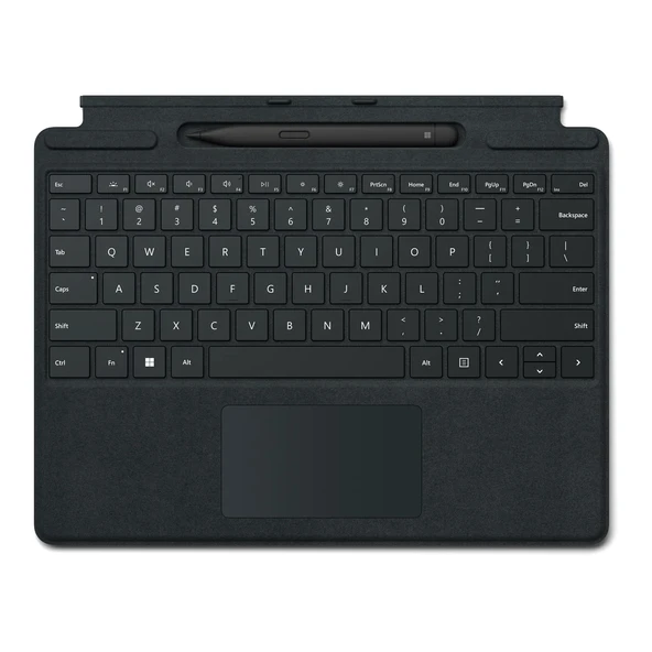 Microsoft Surface Pro Copilot+ PC (11.Sürüm), Pro 10, 9, 8, X Uyumlu Q US İngilizce Klavye ile Slim Pen 2 – 8X6-00182 ürün görseli 1