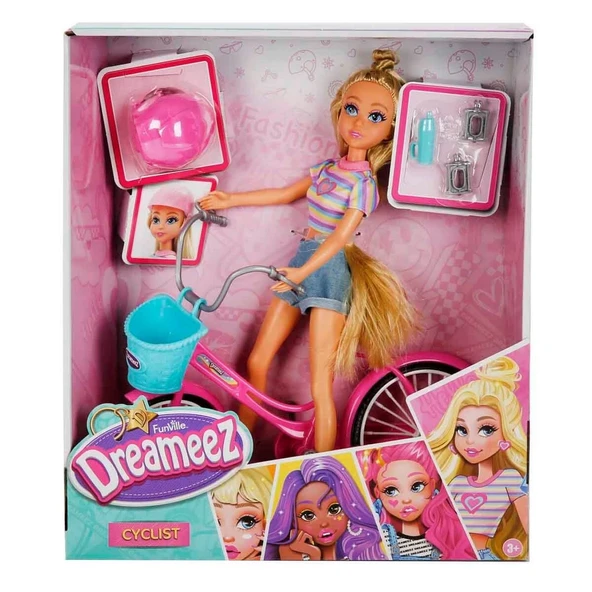 Dreameez Bisikletçi Bebek Oyun Seti - S00081023 ürün görseli 1