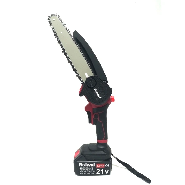 Rolwal Profesyonel 21V 2.0ah Şarjlı Dal Budama Testeresi 20 cm ürün görseli 1