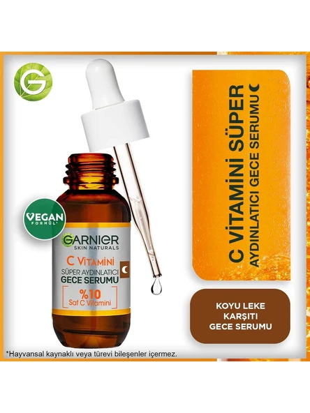 Garnier C Vitamini Süper Aydınlatıcı Gece Serumu ürün görseli 1