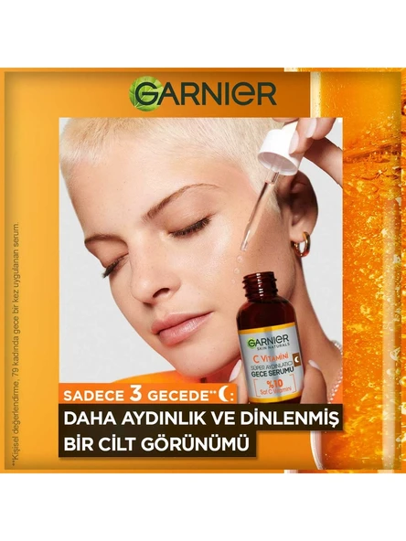 Garnier C Vitamini Süper Aydınlatıcı Gece Serumu - Resim 2