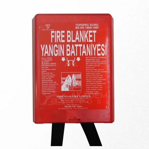 Yangın Battaniyesi 100 x 100 cm - Resim 2