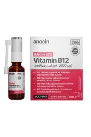 Anocin Methyl Cobalamin B12 Sprey 1000 mcg 2000 Ug 10 ml ürün görseli 1