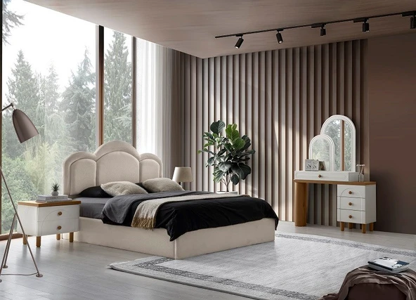 OLİMPOS MDF YATAK ODASI TAKIMI - Resim 3