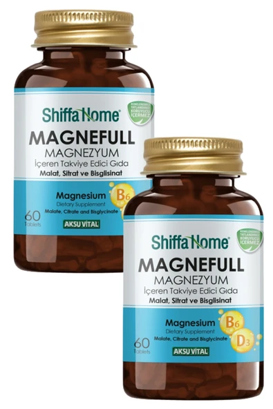 Magnefull Magnezyum Malat Sitrat Bisglisinat 60 Tablet (2 Adet) ürün görseli 1