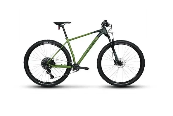 CARRARO BIG 910 ERKEK DAĞ BİSİKLETİ 530H HD 29 JANT 10 VİTES MAT YEŞİLİ SİYAH KOYU YEŞİL ürün görseli 1