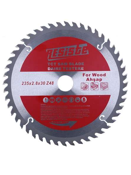 RESİSTE 235X2.8X30 Z48 SUNTA KESME TESTERESİ ürün görseli 1