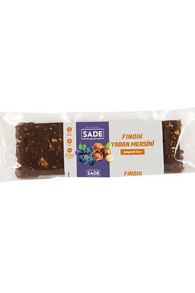 Sade Gurme Fındık Yaban Mersini Meyve Bar ürün görseli 1