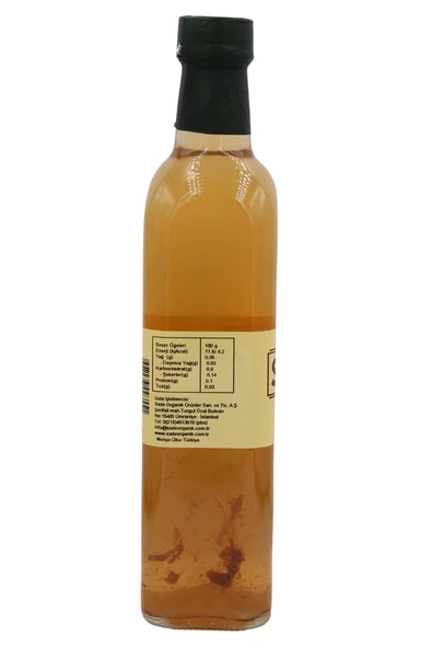Sade Organik Elma Sirkesi 2x500 ml - Resim 4