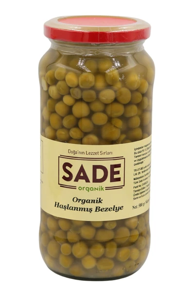 Sade Organik SADE ORGANİK HAŞLANMIŞ BEZELYE 400 GR ürün görseli 1