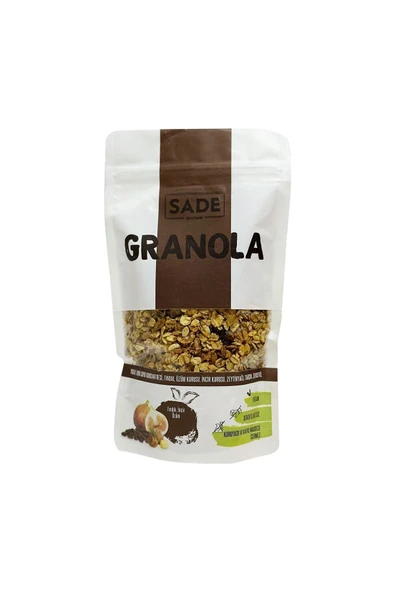 Sade Gurme Gurme Incir Üzüm Fındık Granola 200 gr ürün görseli 1
