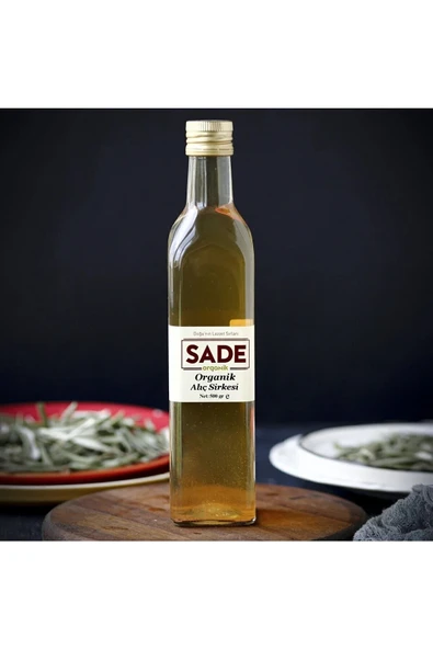 Sade Organik Alıç Sirkesi 500 gr ürün görseli 1