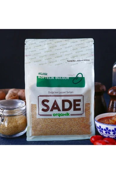 Sade Organik Köftelik Bulgur 1000 gr ürün görseli 1