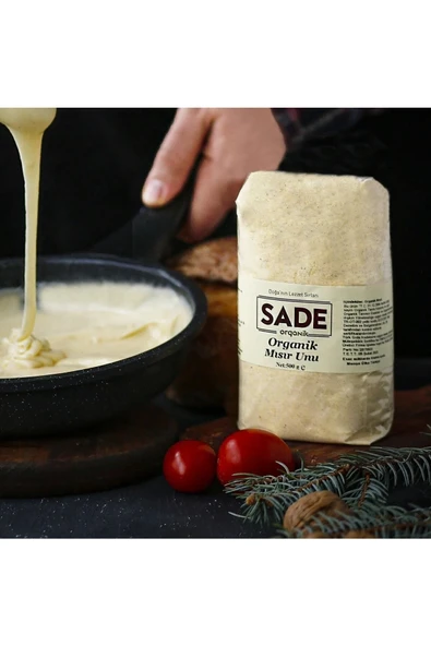 Sade Organik Organik Mısır Unu 500 Gr ürün görseli 1