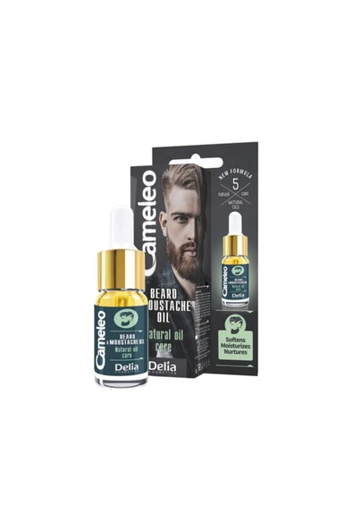 Delia Cameleo Erkekler Sakal Ve Bıyık Yağı Doğal Yağı Bakımı 10 ml ürün görseli 1