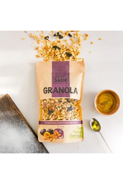 Sade Gurme Badem-Erikli Granola 360 gr ürün görseli 1