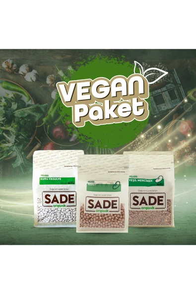 Sade Organik SADE ORGANİK VEGAN PAKETİ ürün görseli 1