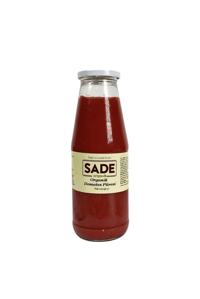 Sade Organik Domates Püresi 680 gr. ürün görseli 1