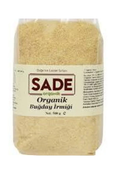 Sade Organik Buğday İrmiği 500g - Resim 4