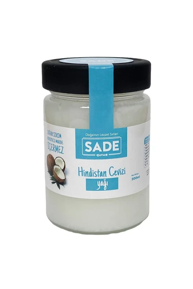 Sade Gurme Hindistan Cevizi Yağı 300ml ürün görseli 1