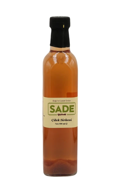 Sade Gurme Çilek Sirkesi 500 ML ürün görseli 1