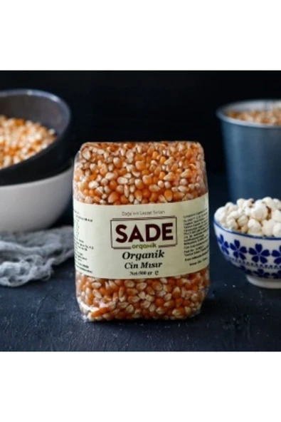 Sade Organik Cin Mısır 500 gr ürün görseli 1