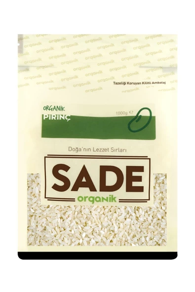 Sade Organik Pirinç 500 gr ürün görseli 1