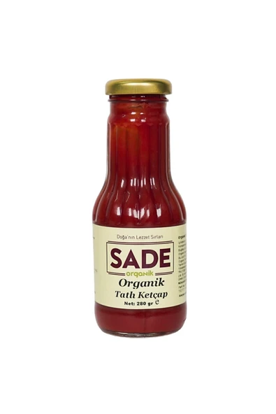 Sade Organik Tatlı Ketçap ürün görseli 1