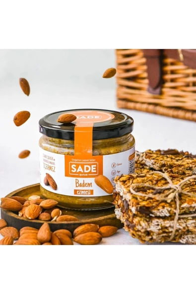 Sade Gurme % 100 Badem Ezmesi Sade 280g ürün görseli 1
