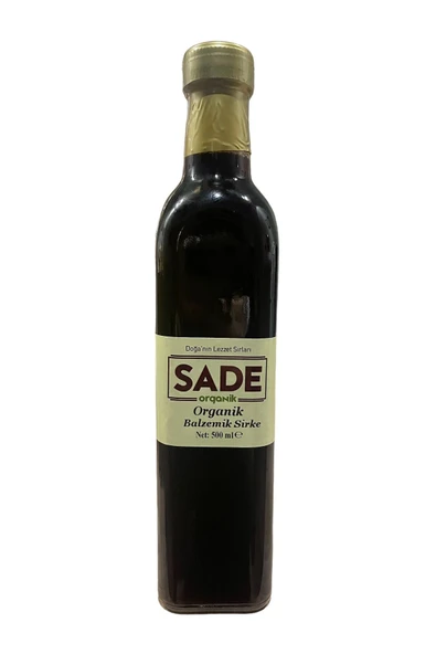 Sade Organik Balzamik Sirke 500 ml ürün görseli 1